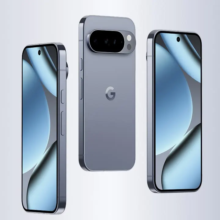 Google Pixel 10 tampak depan dan belakang